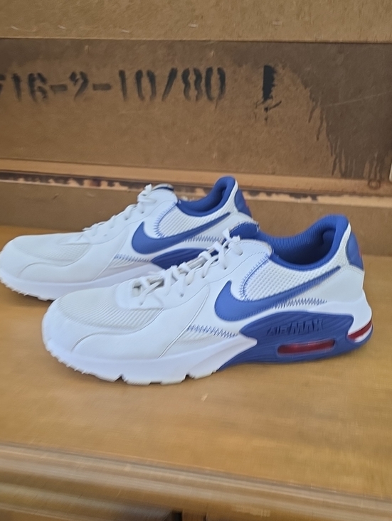 Nike Other - Nike Men's White & Blue Air Max Lifestyle Sneakers